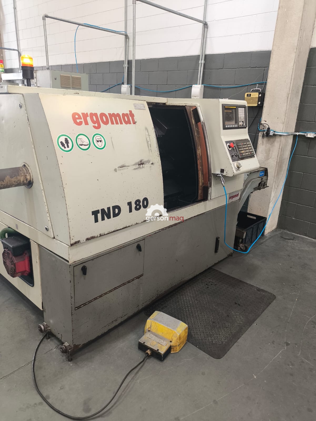 TORNO CNC ROMI ERGOMAT TND180 - ANO 2005 - PLACA HIDRAULICA